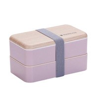 Double-layer Separation Plastic Lunch Box with Distributed Tableware