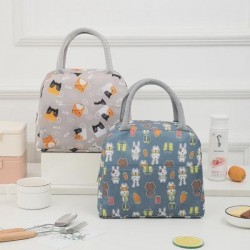 Insulated Lunch Bag for Adults - Leakproof Thermal Lunch Box Tote with Cute Cartoon Design