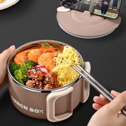 Spacious 1200ml Microwaveable Lunch Box Stainless Steel Leak Proof For Commuting