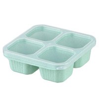 Versatile Snacks Organizer Box with Clear Lid Lunch Box for School and Office