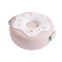 Large-Capacity Plastic Lunch Box Children Compartment Supplementary Food Box with Cover Portable Student Lunch Box