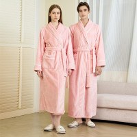 Winter Pajama Women's Autumn/Winter Men's Pajama Flannel Couple Bathrobe