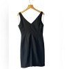 Little Black V-Neck Party Dress