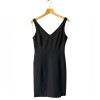 Little Black V-Neck Party Dress