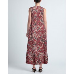 Women's Red Floral Maxi Dress Size 40