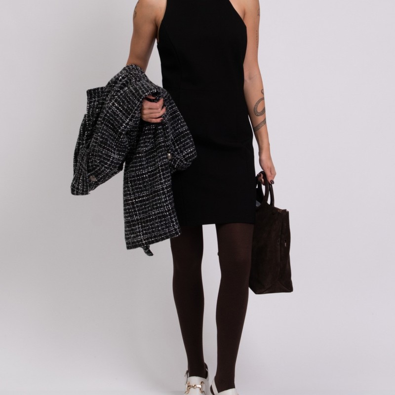 RRP 240 Sheath Dress 8 / M-L Zipped Back Asymmetric