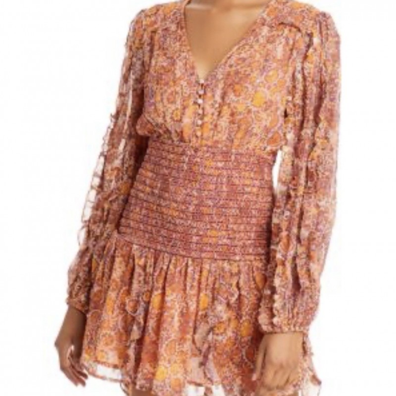 Lar Mini Dress Color Bronze