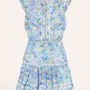 Poupette St. Barth Anais Blue Floral Mini Dress
