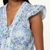 Poupette St. Barth Anais Blue Floral Mini Dress