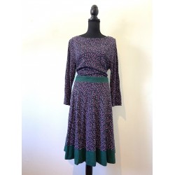Women's Multicoloured Print Midi Bodycon Dress Size 18