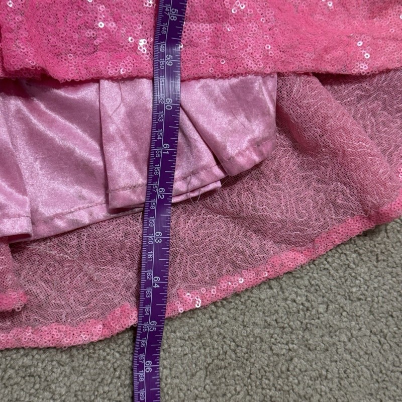 Dress Women s Pink Sequen Rhinestones FLAW C140