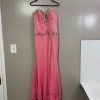 Dress Women s Pink Sequen Rhinestones FLAW C140