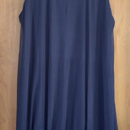 Dress Long Sleeve Embellished Crew Neck Mesh 2-Piece Jacket Dress 1X