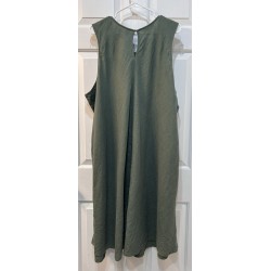 Women's Green Midi Dress Size 3X