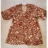 100 Linen Balloon Sleeve Mini Swing Dress w/ Pockets, sz Med
