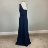 Women's Formal Dress Blue One Shoulder A-Line Long Evening Gown