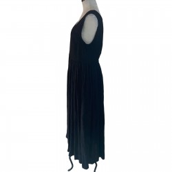 Women's Black Midi Fit And Flare Dress Size 8